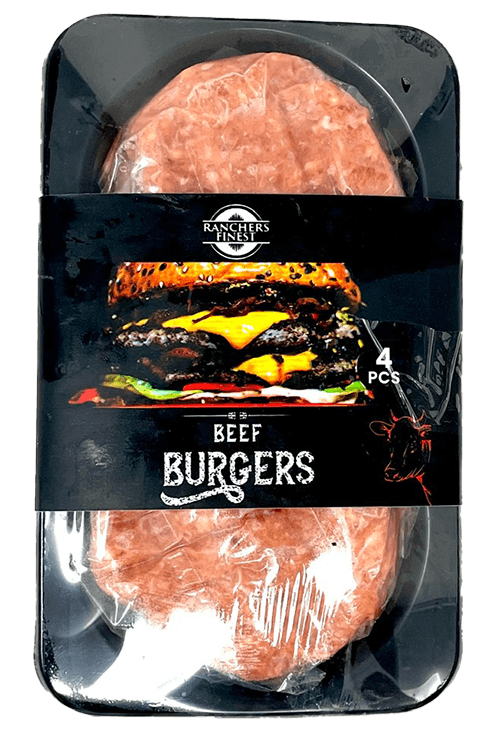 Ranchers Beef Burgers (4pcs)
